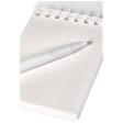 Set blocco note con copertina morbida in materiale riciclato e penna a sfera (inchiostro blu) per attività all'aperto Lig Min FullGadgets.com