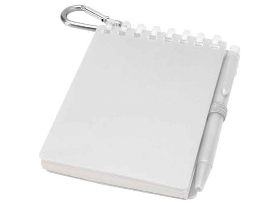 Set blocco note con copertina morbida in materiale riciclato e penna a sfera (inchiostro blu) per attività all'aperto Lig Min FullGadgets.com