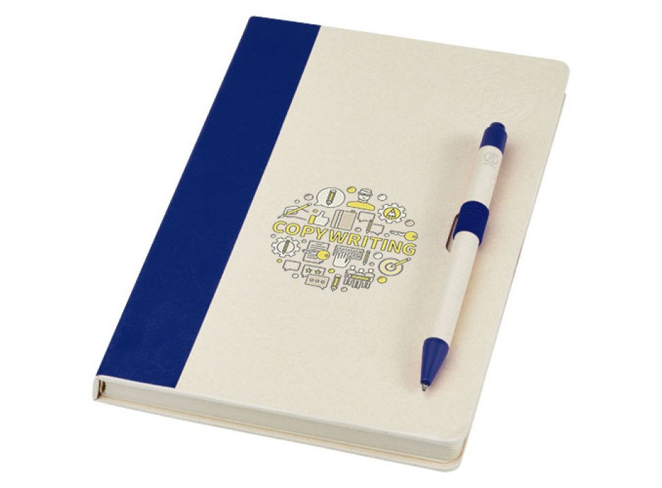 Set blocco note formato A5 e penna a sfera Dairy Dream realizzati con cartoni del latte riciclati FullGadgets.com