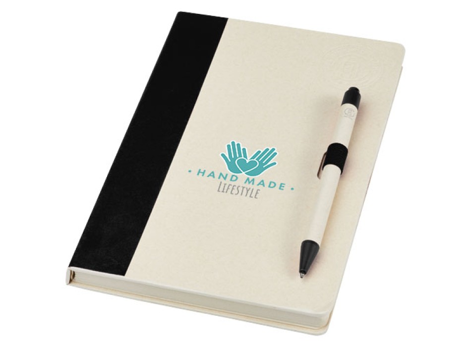 Set blocco note formato A5 e penna a sfera Dairy Dream realizzati con cartoni del latte riciclati FullGadgets.com