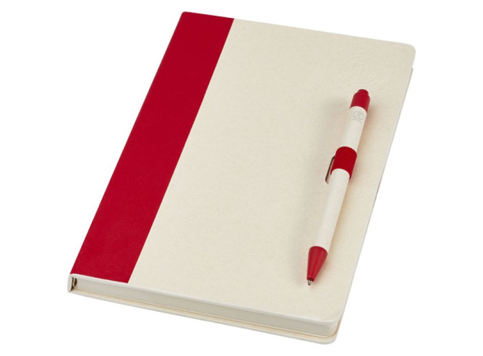 Set blocco note formato A5 e penna a sfera Dairy Dream realizzati con cartoni del latte riciclati FullGadgets.com
