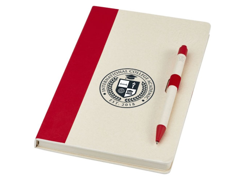 Set blocco note formato A5 e penna a sfera Dairy Dream realizzati con cartoni del latte riciclati FullGadgets.com