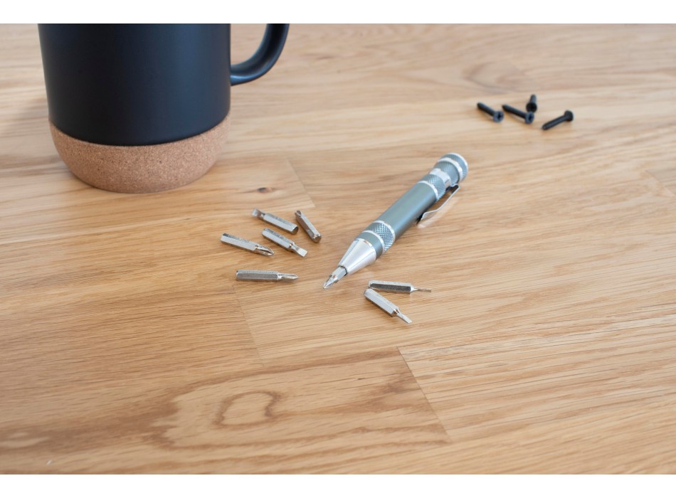 Set cacciavite tascabile, in alluminio Alyssa FullGadgets.com