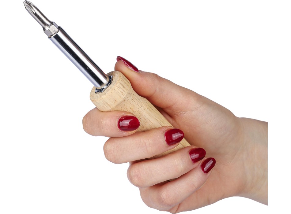 Set cacciaviti in legno Leni FullGadgets.com