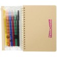 Set composto da un taccuino B6 con copertina rigida e pennarelli Squiggle FullGadgets.com