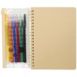 Set composto da un taccuino B6 con copertina rigida e pennarelli Squiggle FullGadgets.com