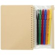 Set composto da un taccuino B6 con copertina rigida e pennarelli Squiggle FullGadgets.com