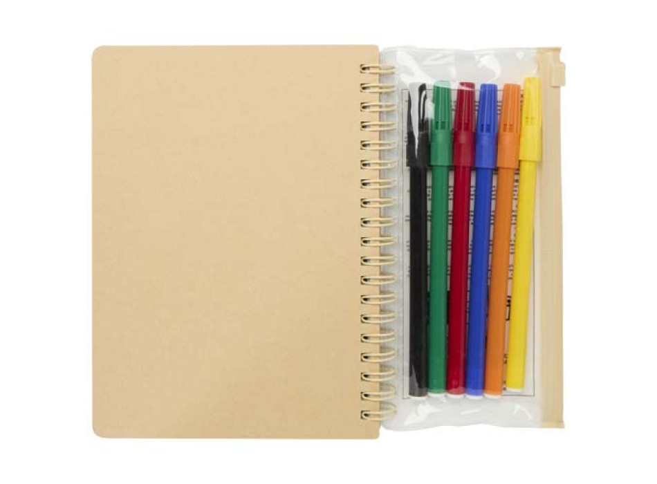 Set composto da un taccuino B6 con copertina rigida e pennarelli Squiggle FullGadgets.com