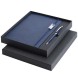 Set con blocco note formato A5 con copertina rigida e penna roller Legato Elegance FullGadgets.com