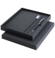 Set con blocco note formato A5 con copertina rigida e penna roller Legato Elegance FullGadgets.com
