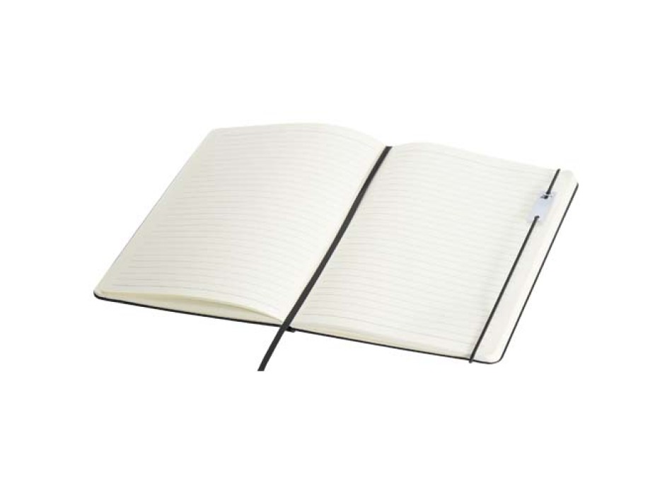 Set con blocco note formato A5 con copertina rigida e penna roller Legato Elegance FullGadgets.com
