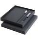 Set con blocco note formato A5 con copertina rigida e penna roller Legato Elegance FullGadgets.com