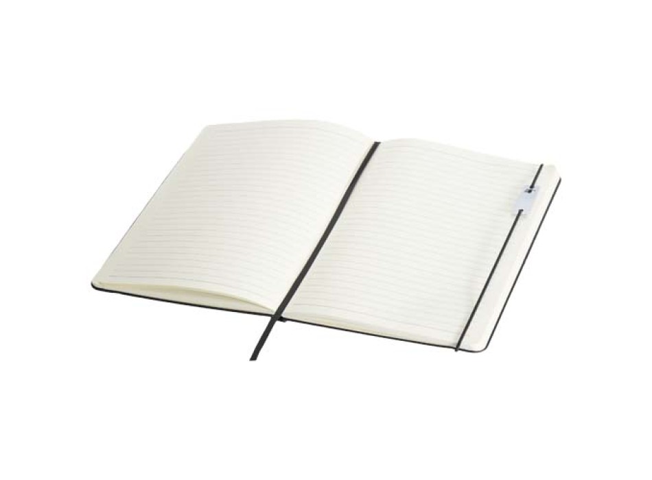 Set con blocco note formato A5 con copertina rigida e penna roller Legato Elegance FullGadgets.com