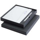 Set con blocco note formato A5 con copertina rigida e penna roller Legato Elegance FullGadgets.com