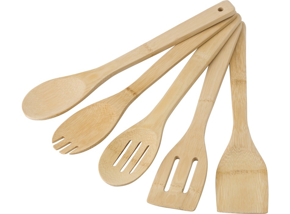 Set cucina in bamboo Benny FullGadgets.com