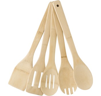 Set cucina in bamboo Benny FullGadgets.com