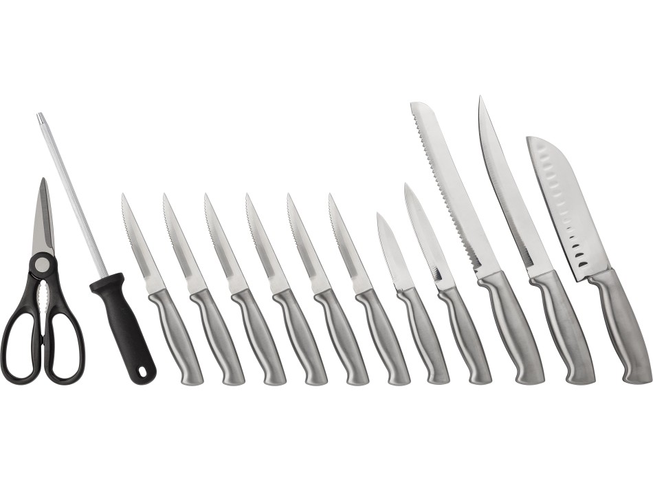 Set da cucina 14 elementi in acciaio inox Lucille FullGadgets.com