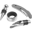 Set da vino 4 accessori, in acciaio inox Jeremy FullGadgets.com