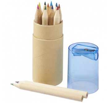 Set di 12 matite colorate con temperamatite Hef FullGadgets.com