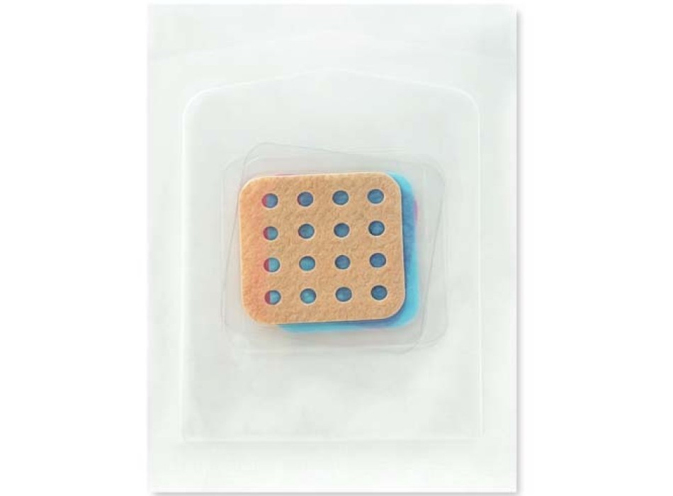Set di 3 cerotti anti-grattamento con busta di carta stampata a colori  FullGadgets.com