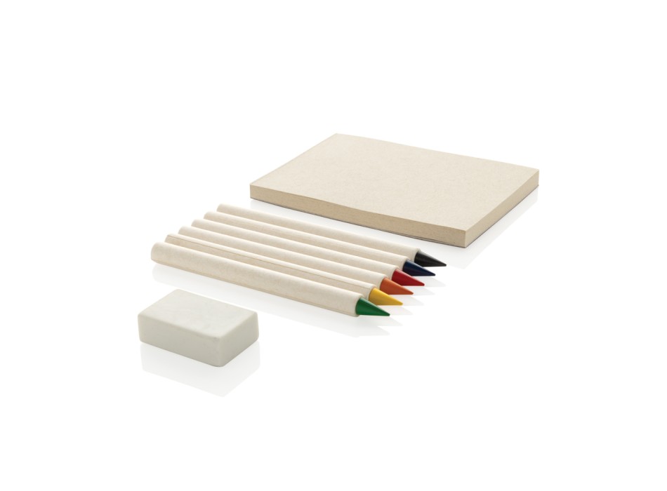 Set di 6 matite colorate infinity Micky con blocchetto GRS FullGadgets.com