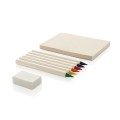 Set di 6 matite colorate infinity Micky con blocchetto GRS
