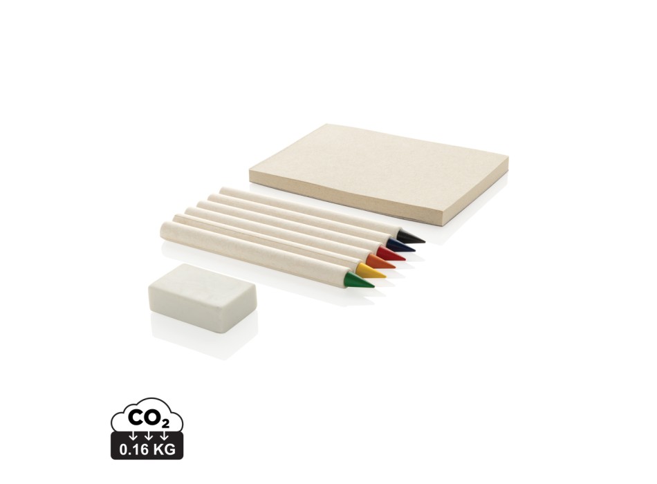 Set di 6 matite colorate infinity Micky con blocchetto GRS FullGadgets.com