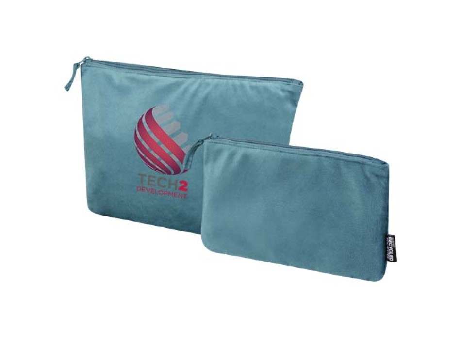 Set di beauty case in velluto riciclato certificato GRS Swift FullGadgets.com