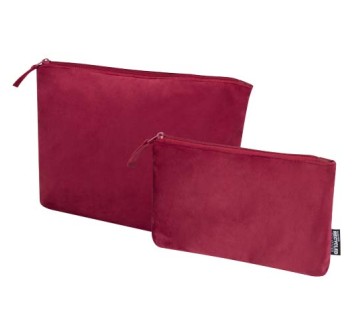 Set di beauty case in velluto riciclato certificato GRS Swift FullGadgets.com