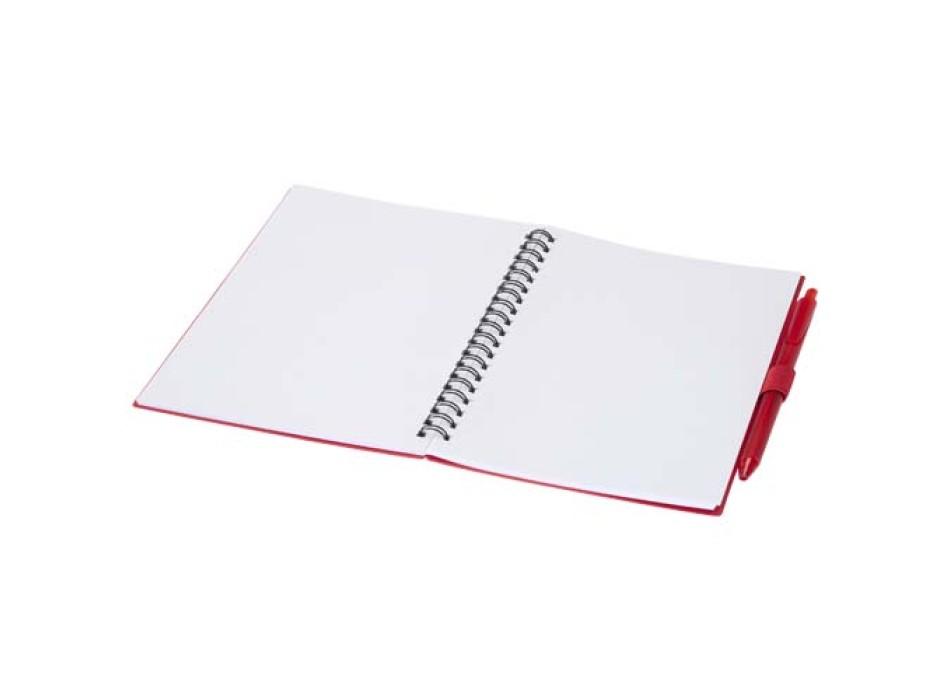 Set di blocco note con copertina morbida in plastica riciclata e penna a sfera (inchiostro blu) Niove FullGadgets.com