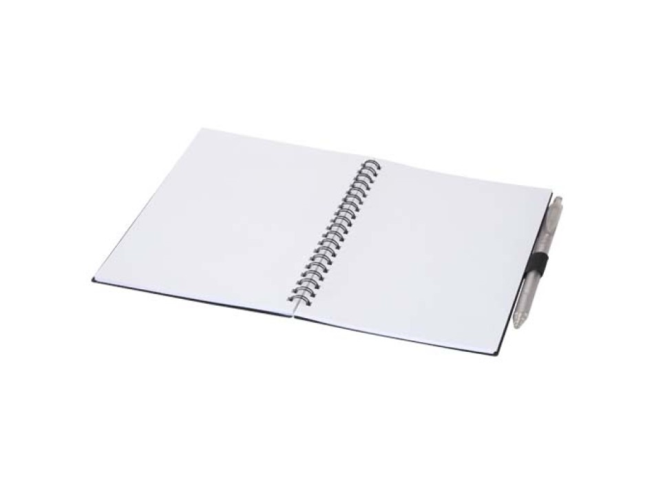 Set di blocco note con copertina morbida in plastica riciclata e penna a sfera (inchiostro blu) Niove FullGadgets.com