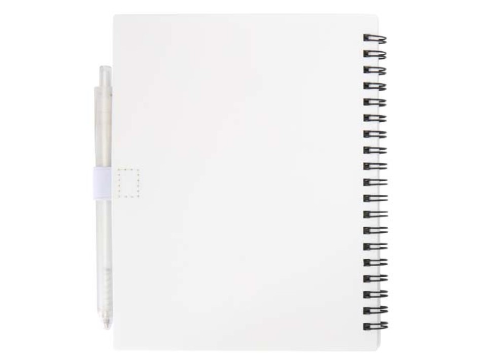 Set di blocco note con copertina morbida in plastica riciclata e penna a sfera (inchiostro blu) Niove FullGadgets.com