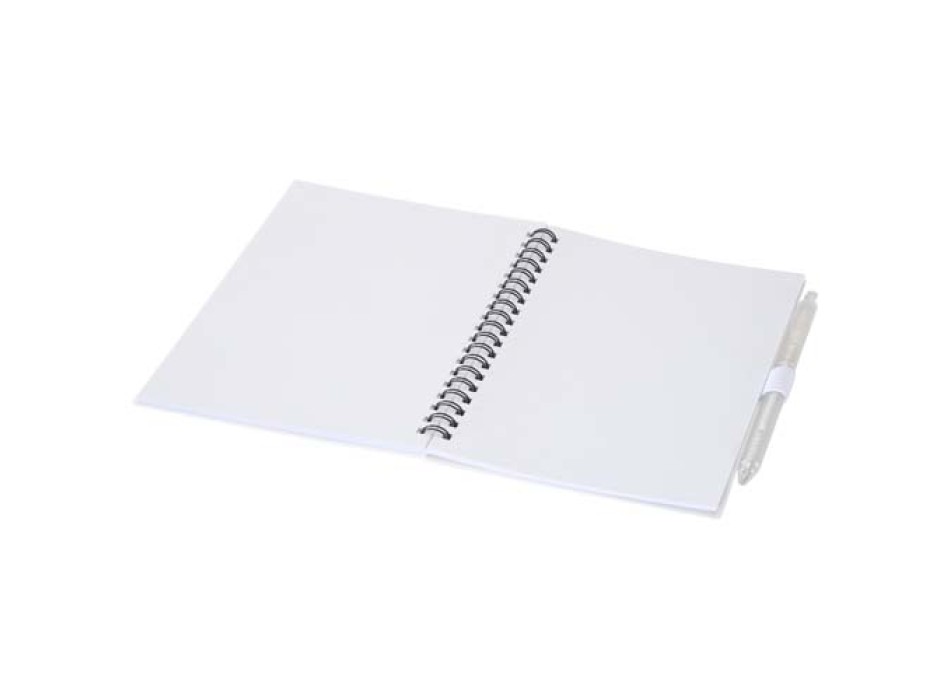 Set di blocco note con copertina morbida in plastica riciclata e penna a sfera (inchiostro blu) Niove FullGadgets.com