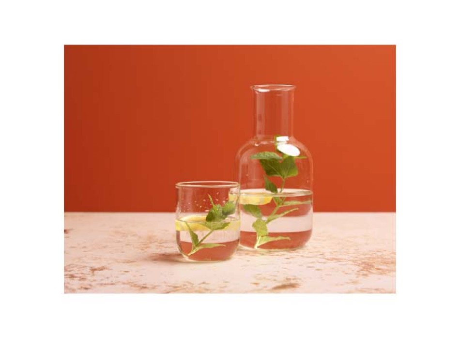Set di caraffa e bicchieri in vetro con finitura opaca Amelie FullGadgets.com