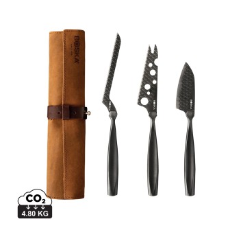 Set di coltelli da formaggio BOSKA Monaco+ Black FullGadgets.com
