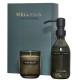 Set di dispenser di sapone per le mani da 250 ml e candela profumata da 150 g Wellmark Discovery FullGadgets.com