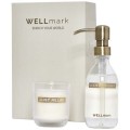 Set di dispenser di sapone per le mani da 250 ml e candela profumata da 150 g Wellmark Discovery