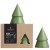 Candela a forma di albero di Natale Matcha - formato medio Originalhome