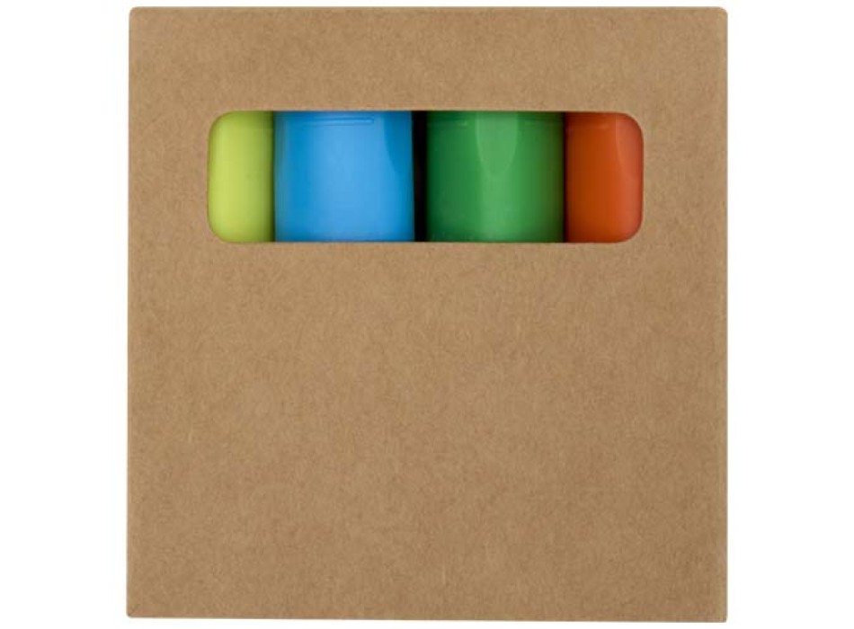 Set di evidenziatori in plastica riciclata Mini FullGadgets.com