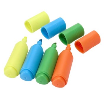 Set di evidenziatori in plastica riciclata Mini FullGadgets.com