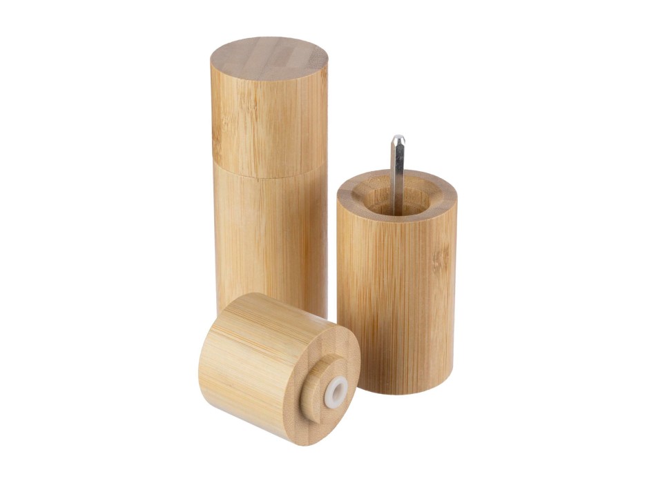 Set di macinini sale e pepe Christine | Bambù | 2 pz FullGadgets.com