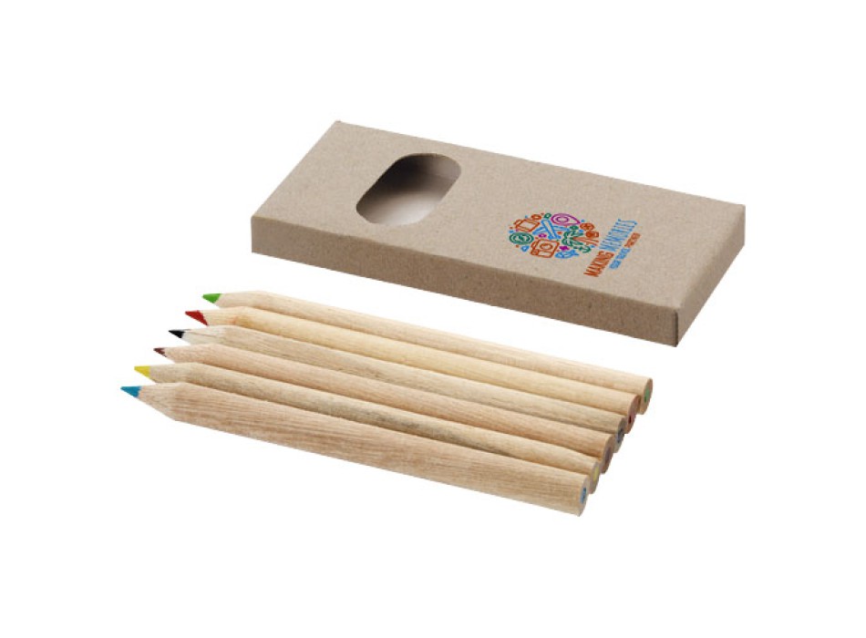 Set di matite per disegnare/colorare da 6 pezzi Artemaa FullGadgets.com