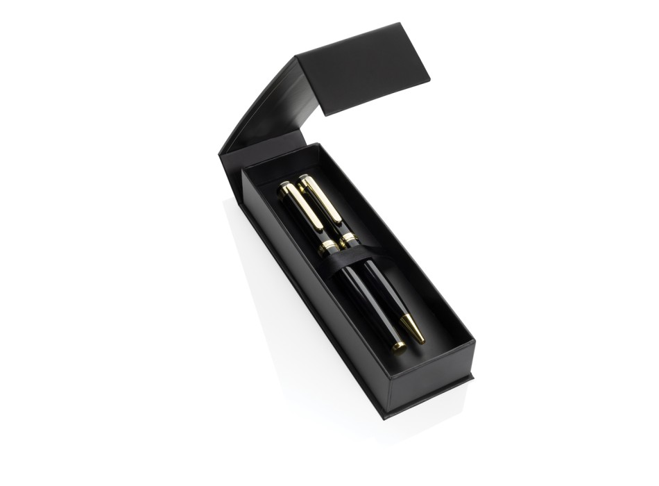 Set di penne deluxe Luca Swiss Peak in ottone riciclato  RCS FullGadgets.com