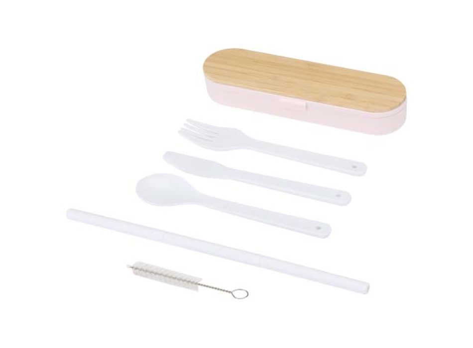 Set di posate con coperchio in bambù Runa FullGadgets.com
