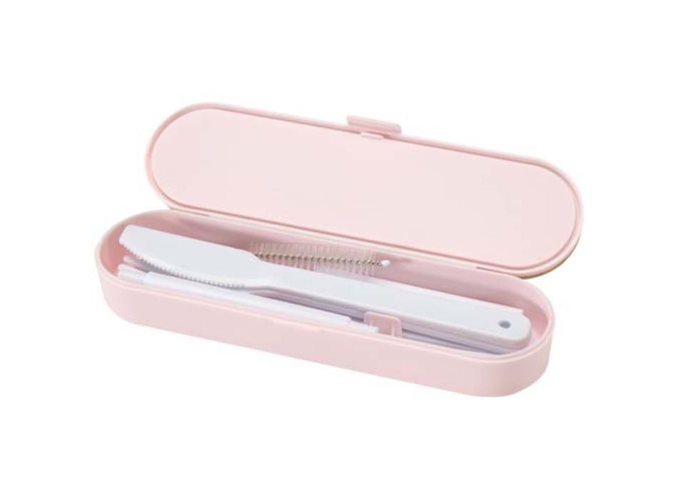 Set di posate con coperchio in bambù Runa FullGadgets.com