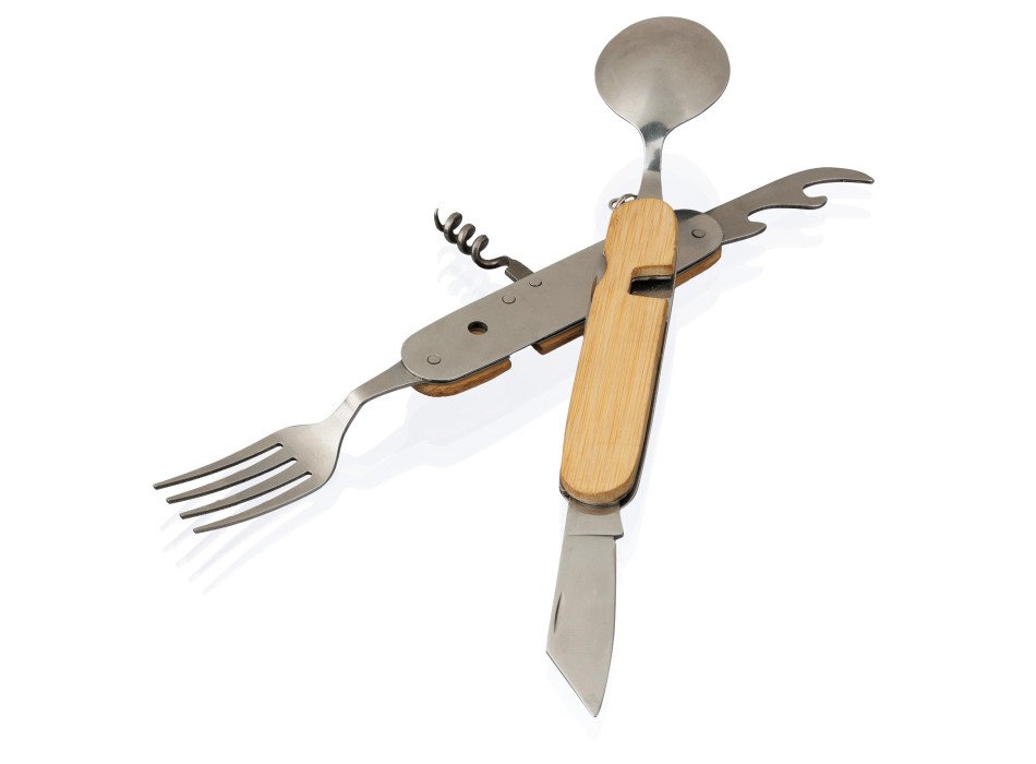 Set di posate multifunzionali in bambù Ainsley FullGadgets.com