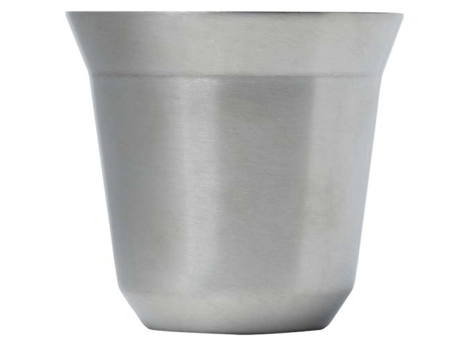  Set di tazze per caffè espresso in acciaio inossidabile certificato RCS da 80 ml Duo  FullGadgets.com