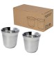  Set di tazze per caffè espresso in acciaio inossidabile certificato RCS da 80 ml Duo  FullGadgets.com