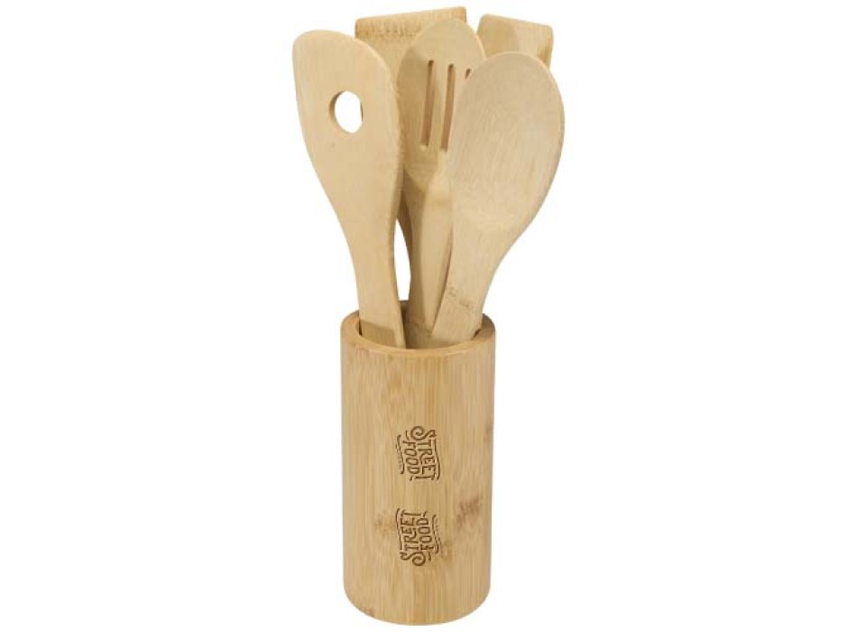 Set di utensili da cucina in bambù Tala FullGadgets.com