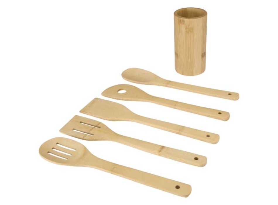 Set di utensili da cucina in bambù Tala FullGadgets.com